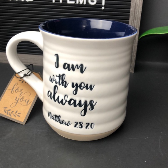 New “ I am with you always “ inspirational mug - Picture 5 of 8